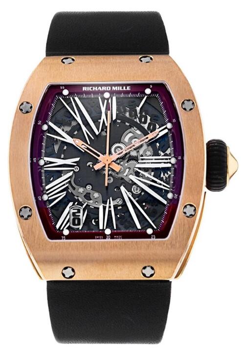 Review Richard Mille RM 023 Automatic Red Gold Replica Watch